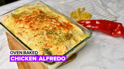 Oven Baked: Chicken Alfredo