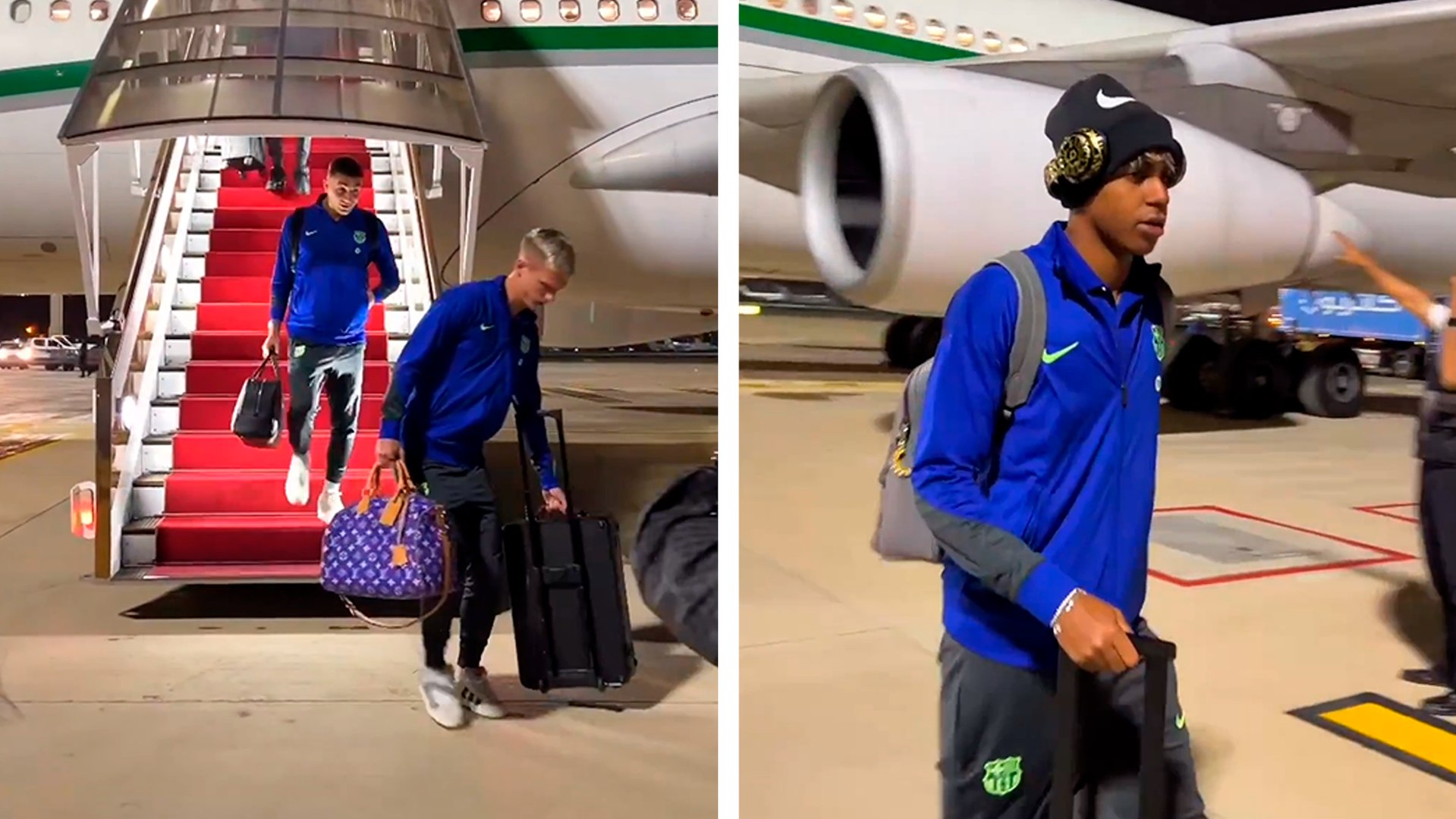 Bara ya est en Jeddah con Dani Olmo y Lamine Yamal para la Supercopa Espaola