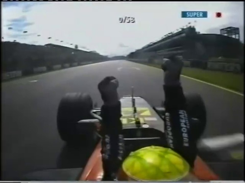 2002 F1 Australian GP - Mark Webber finish 5th, podium ceremonies & interview (ENG)