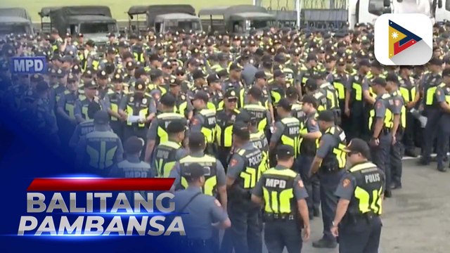 Send-off ceremony para sa security at safety personnel na ide-deploy sa Traslacion, isinagawa sa Quirino Grandstand