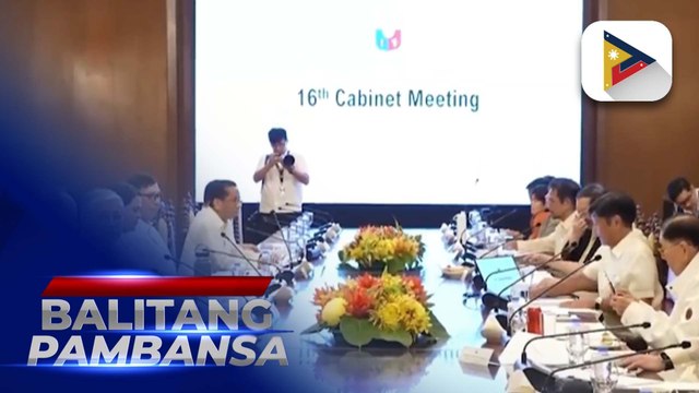 PBBM, dumalo sa iba't ibang pulong; full Cabinet meeting, nakatakda ngayong araweeting