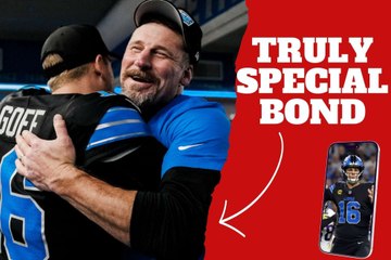 Detroit Lions’ quarterback Jared Goff becomes emotional on live TV while talking about coach Dan Campbell