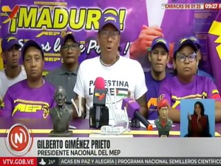 Gilberto Giménez Prieto: El 10 de enero el pueblo se movilizará para juramentar al presidente Maduro