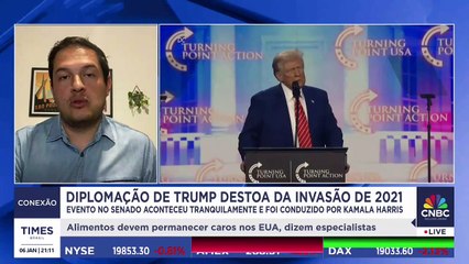 Diplomação de Trump destoa da invasão ao Capitólio de 2021; veja análise de Lucas Leite