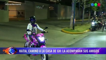 Así fue el ingreso 'motorizado' de Katia, la nueva jugadora de Gran Hermano 2024