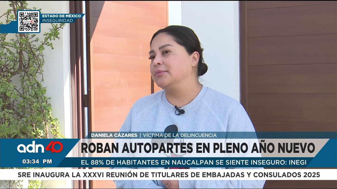 Delincuentes roban autopartes en pleno Año Nuevo en Naucalpan