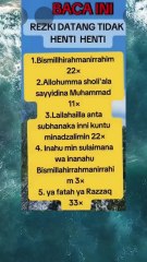 Amalan pembuka pintu rezeki #foryou #kerezekian #waliallah #islamicprayer