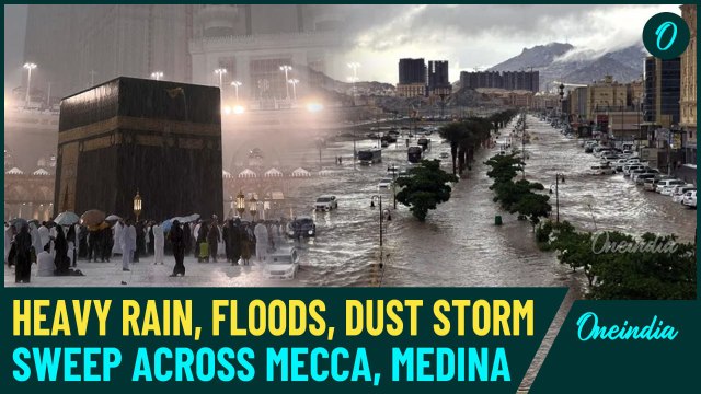 Saudi Arabia on High Alert: Torrential Rain, Flash Floods, Dust Storms & Hail Sweep Mecca & Medina