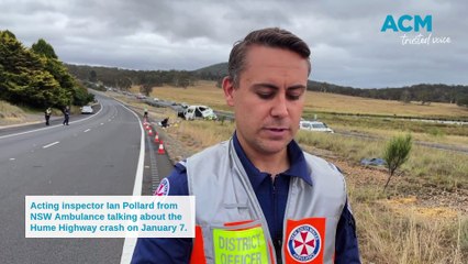 NSW Ambulance Acting Inspector Ian Pollard Details Hume Highway Crash 🚑