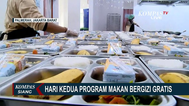 Cerita Kepsek soal Pelaksanaan Makan Bergizi Gratis Hari Kedua di SMPN 61 Jakarta: Siswa Gembira