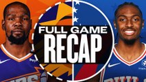 Game Recap: Suns 109, 76ers 99