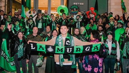Brandon Vázquez llega a la MLS y es recibido por la afición del Austin FC