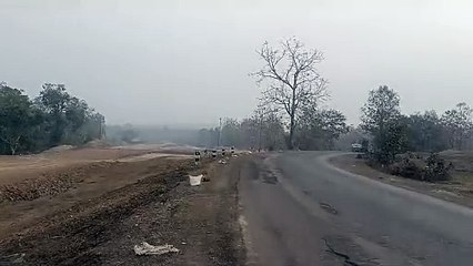 बुरहानपुर। घने कोहरे के कारण किले का दीदार मुश्किल, 9 बजे बाद पहुंच कर दीदार संभव