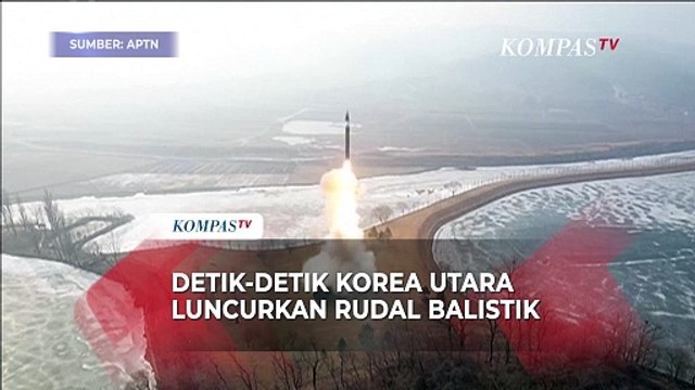 Detik-Detik Korea Utara Luncurkan Rudal Balistik