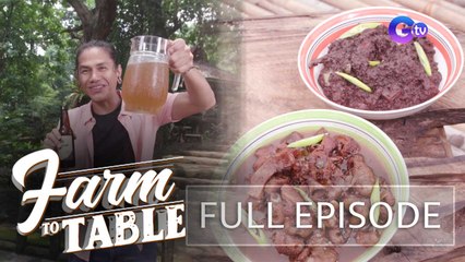Chef JR Royol’s DRUNK-DAZED love for authentic dishes! (Full Episode) | Farm To Table