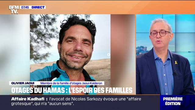 Espoir et incertitude : Olivier Jaoui réagit aux négociations entre le Hamas et Israël, alors qu'un membre de sa famille est toujours otage à Gaza