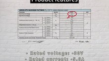 AM2305P-T1-PF-VB is a SOT23 package P-Channel field effect MOS tube