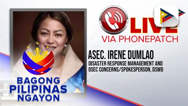 Panayam kay DSWD Spokesperson Asec. Irene Dumlao sa Ayuda sa Kapos ang Kita program ng DSWD o Akap at update sa pamamahagi ng family food packs