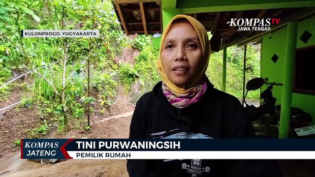 Tebing 25 Meter di Kulon Progo Longsor Timpa Rumah Warga