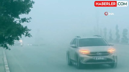 Karaman'da Yoğun Sis Trafiği Olumsuz Etkiledi