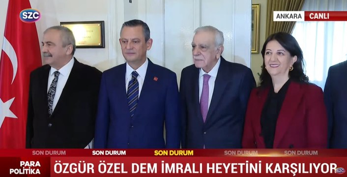 CHP, DEM parti İmralı heyeti görüşmesi başladı