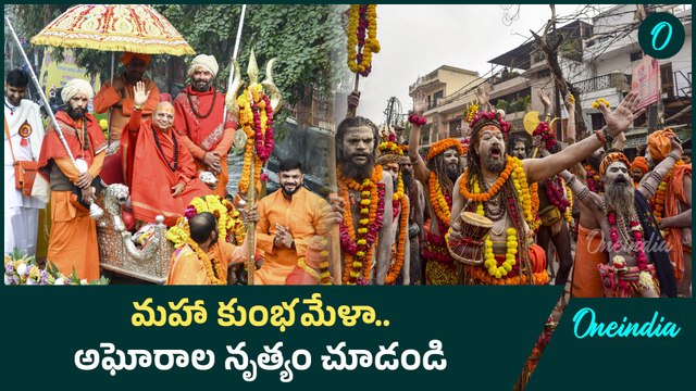 Maha kumbh mela 2025 : Prayagraj లో అఘోరాల సందడి | Oneindia Telugu