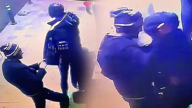 Avcılar’da cansız mankenin üzerindeki montu böyle çaldı