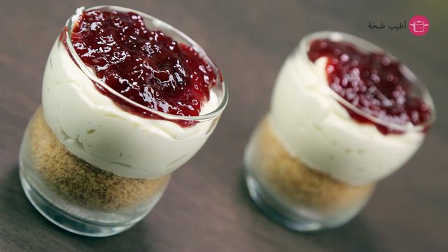 وصفة حلى كاسات تشيز كيك
