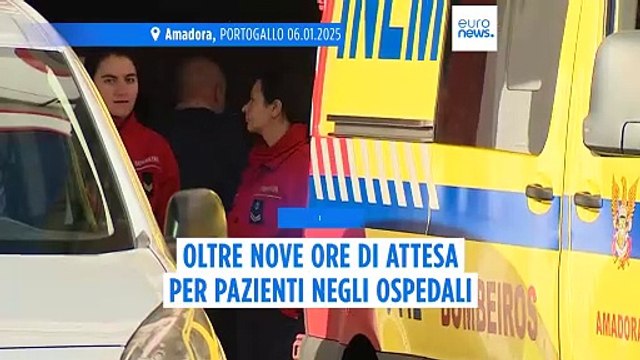 Oltre nove ore di attesa per i pazienti urgenti negli ospedali del Portogallo a causa dell'influenza