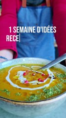 Soupe patate douce lait de coco