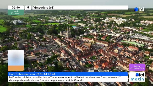 07/01/2025 - ici matin parici Normandie (Calvados - Orne) en vidéo