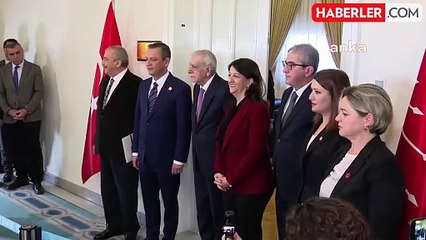 İmralı Heyeti, CHP Genel Başkanı Özgür Özel'i Ziyaret Etti