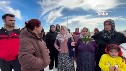 Şanlıurfalı depremzedeler isyan etti: 'Biz perişan olduk, su yok, peteklerimiz yanmıyor'