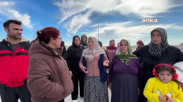 Şanlıurfalı depremzedeler isyan etti: 'Biz perişan olduk, su yok, peteklerimiz yanmıyor'