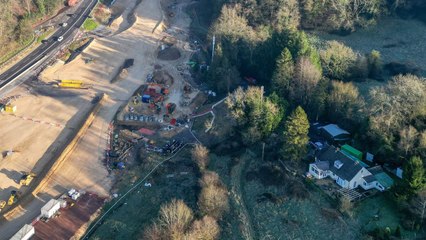 Man will have to access home through £6m tunnel - after new road built next door