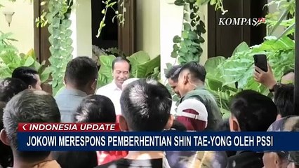 Respons Presiden ke-7 RI Jokowi soal PSSI Berhentikan STY Sebagai Pelatih Timnas Indonesia | STY OUT