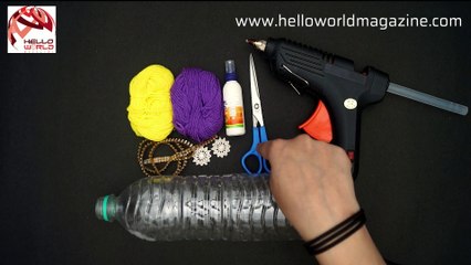 Transform Your Used Plastic Bottles into Stylish Baskets