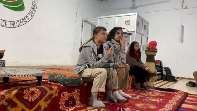 Greta Thunberg visita los campamentos de refugiados saharauis en Argelia