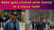 Kareena Kapoor Khan and Saif Ali Khan spotted at the Airport