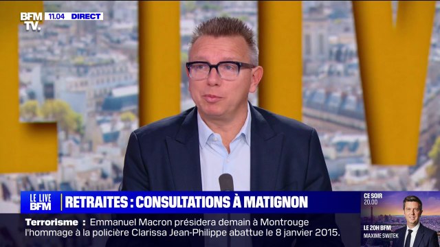 Réforme des retraites: On souhaite repartir sur une réforme par point, systémique , affirme Cyril Chabanier, présidant de la CFTC