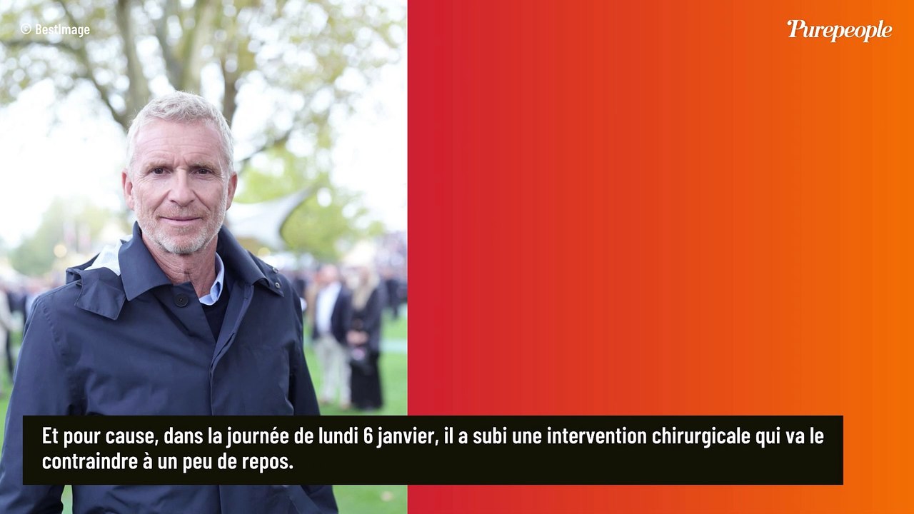 Denis Brogniart contraint au repos, il a subi u...