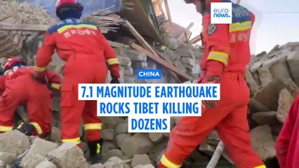 Magnitude 7.1 earthquake kills at least 95 people in Tibet