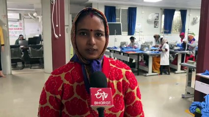 जीविका दीदियों को मिला रोजगार, स्कूली बच्चों के लिए कपड़े कर रही तैयार