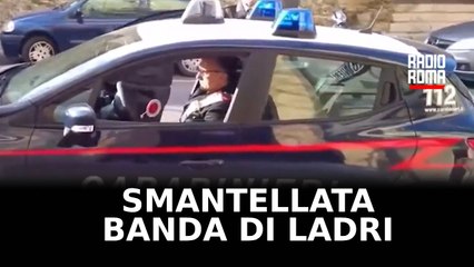 Banda di ladri smantellata, arresti a Roma