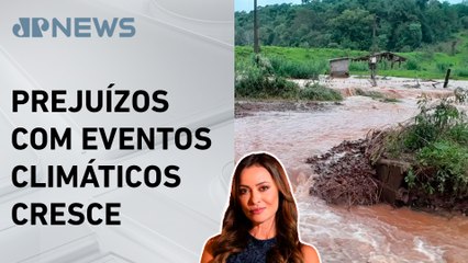 Desastres ambientais dobraram nos últimos quatro anos no Brasil; Patrícia Costa analisa