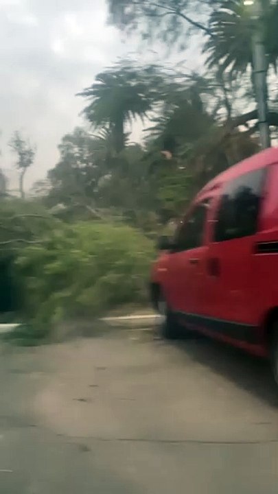 Fuerte temporal en San Luis