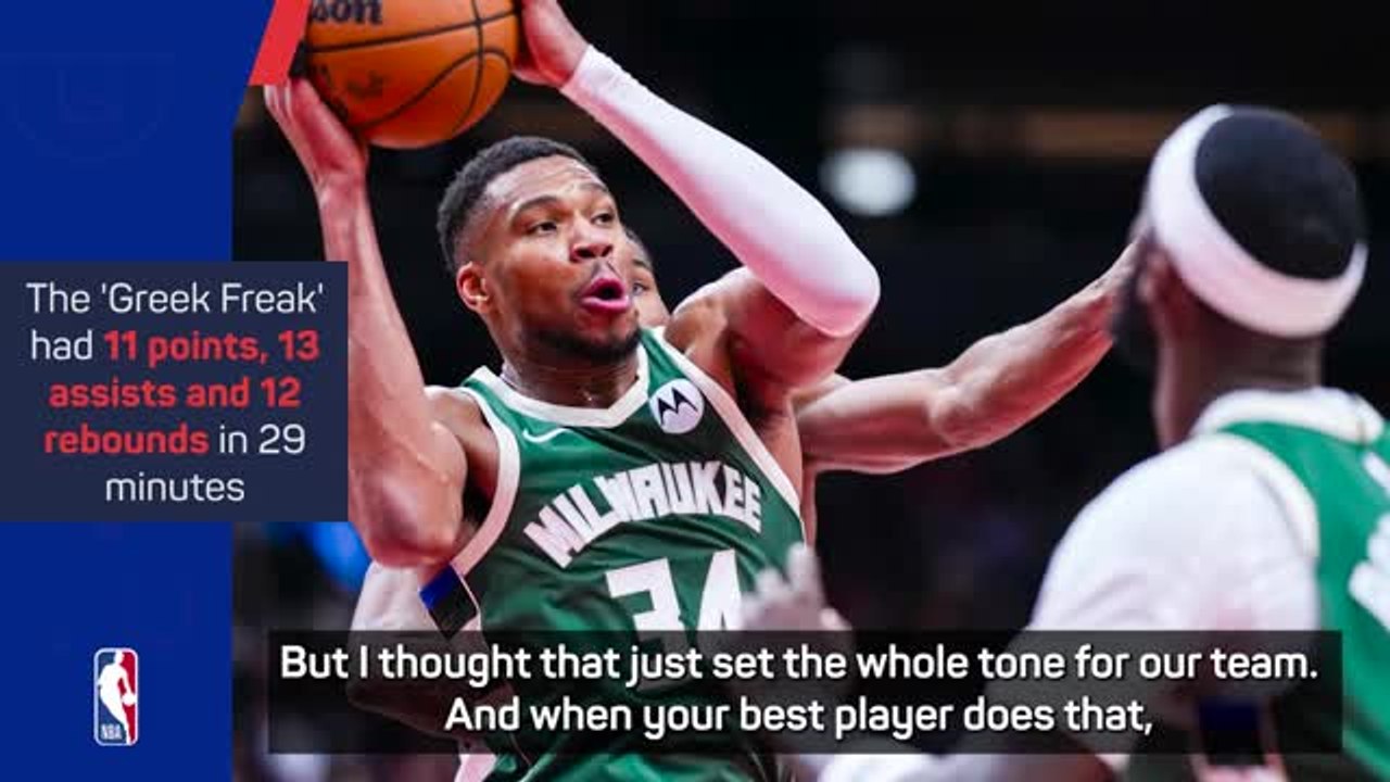 Giannis set the tone in big Bucks win - Rivers