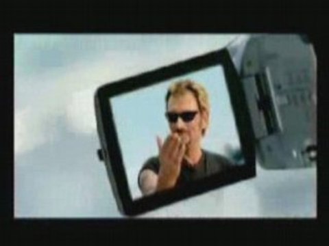 Johnny hallyday 1ere pub optic 2000