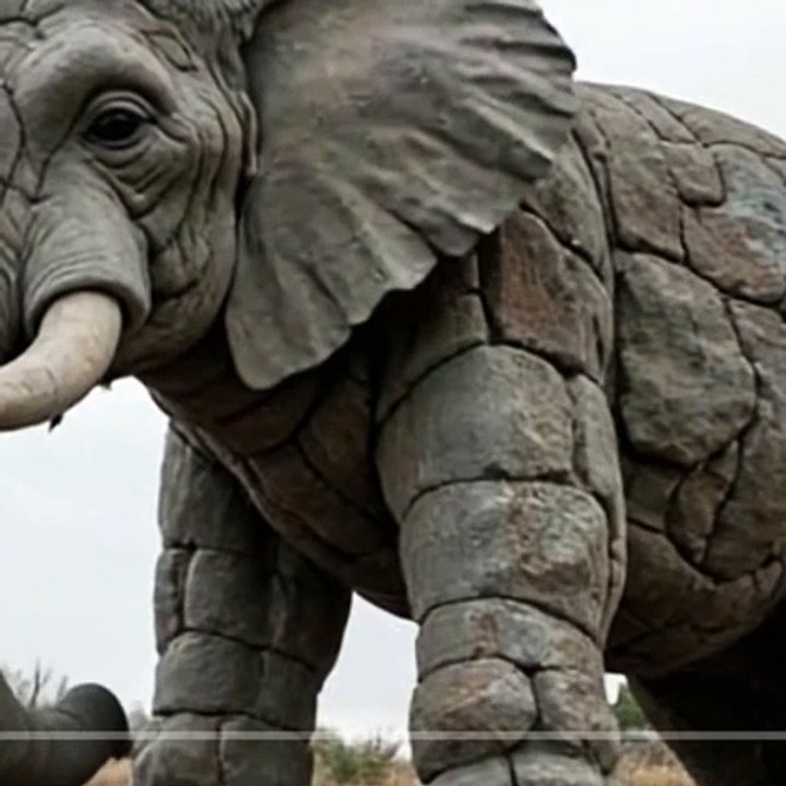 Colorfull Dark Elephant