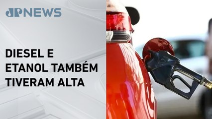 Preço da gasolina sobe 10% nos postos em 2024